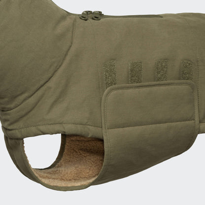 Dog Winter Coat 'Yukon Teddy Khaki'