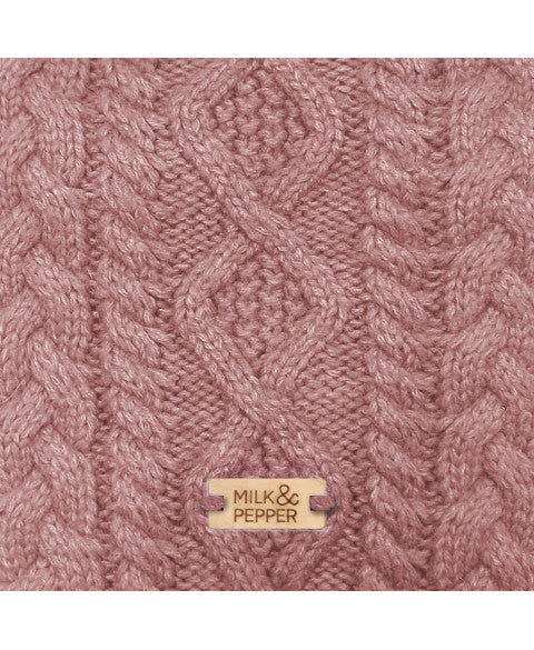 Milk & Pepper Irvin Sweater - Bulldoggen-Grössen Old Pink