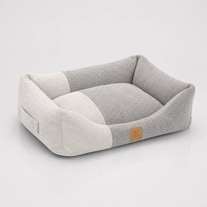 Luxus-Hundebett Kingston Contrast – Grau