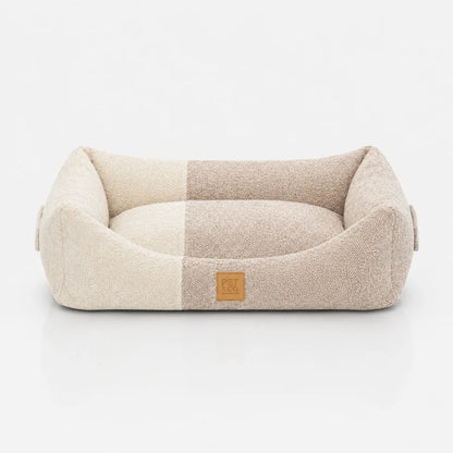 Luxus-Hundebett Kingston Contrast – Beige
