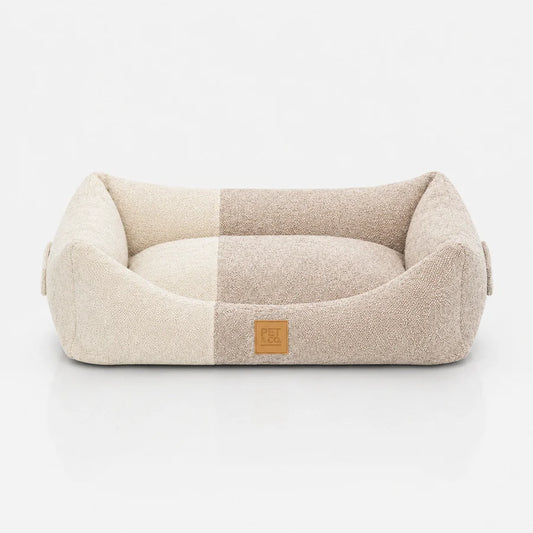 Luxus-Hundebett Kingston Contrast – Beige