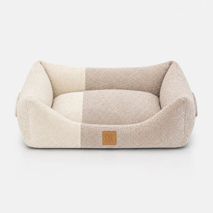 Luxus-Hundebett Kingston Contrast – Beige