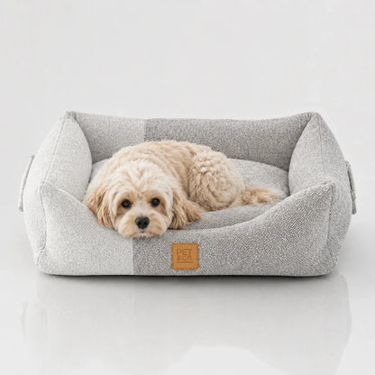 Luxus-Hundebett Kingston Contrast – Grau