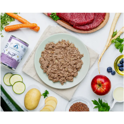 Nassfutter-Menü Rind mit Zucchini, Apfel und Kartoffel - für Welpen