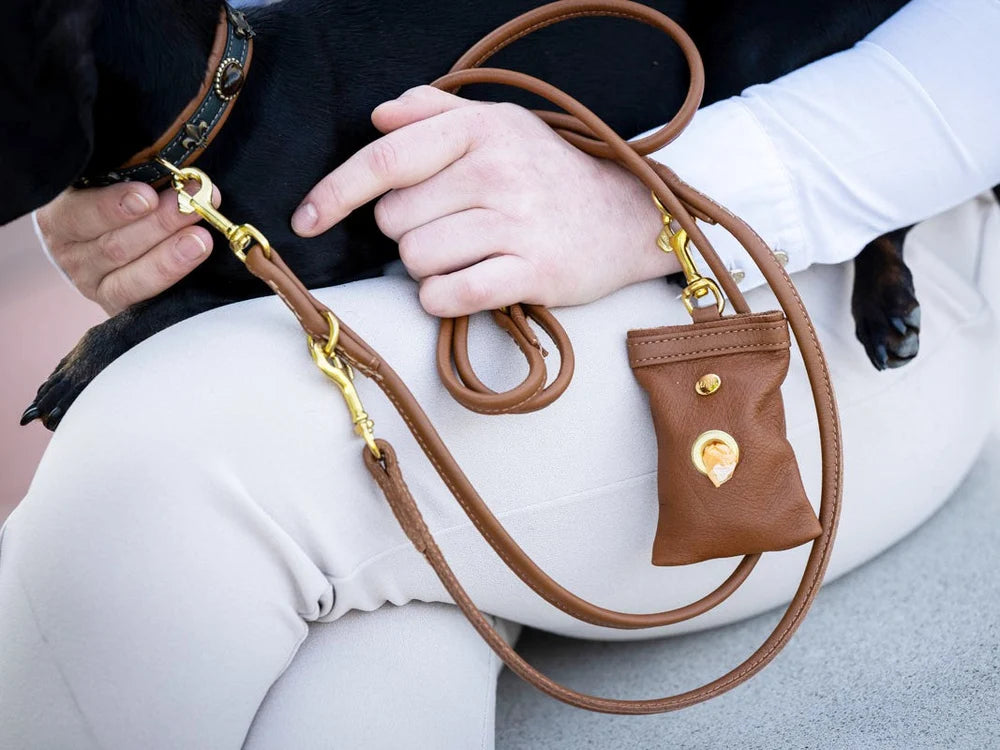 Round Leash - Cognac