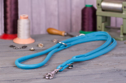 Leash round - teal