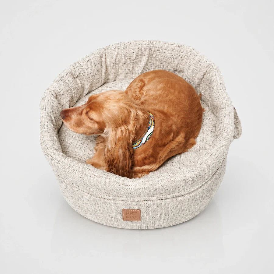 Hundebett Louis Chenille – Creme