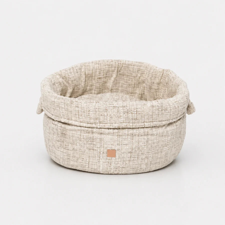 Hundebett Louis Chenille – Creme