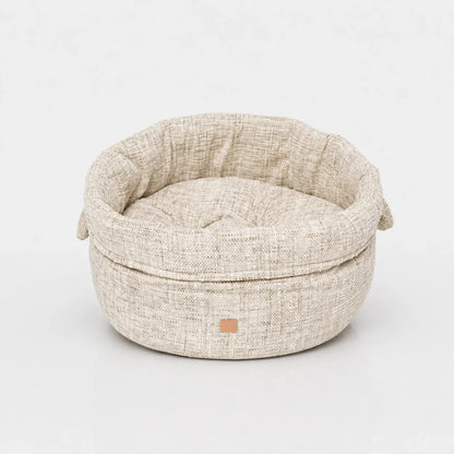Hundebett Louis Chenille – Creme
