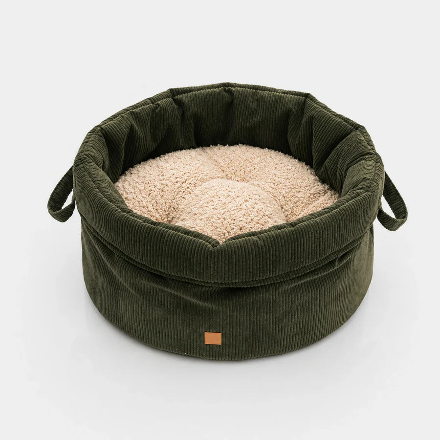 Hundebett Louis Cord – Khaki