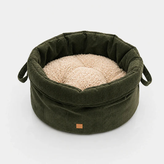 Hundebett Louis Cord – Khaki