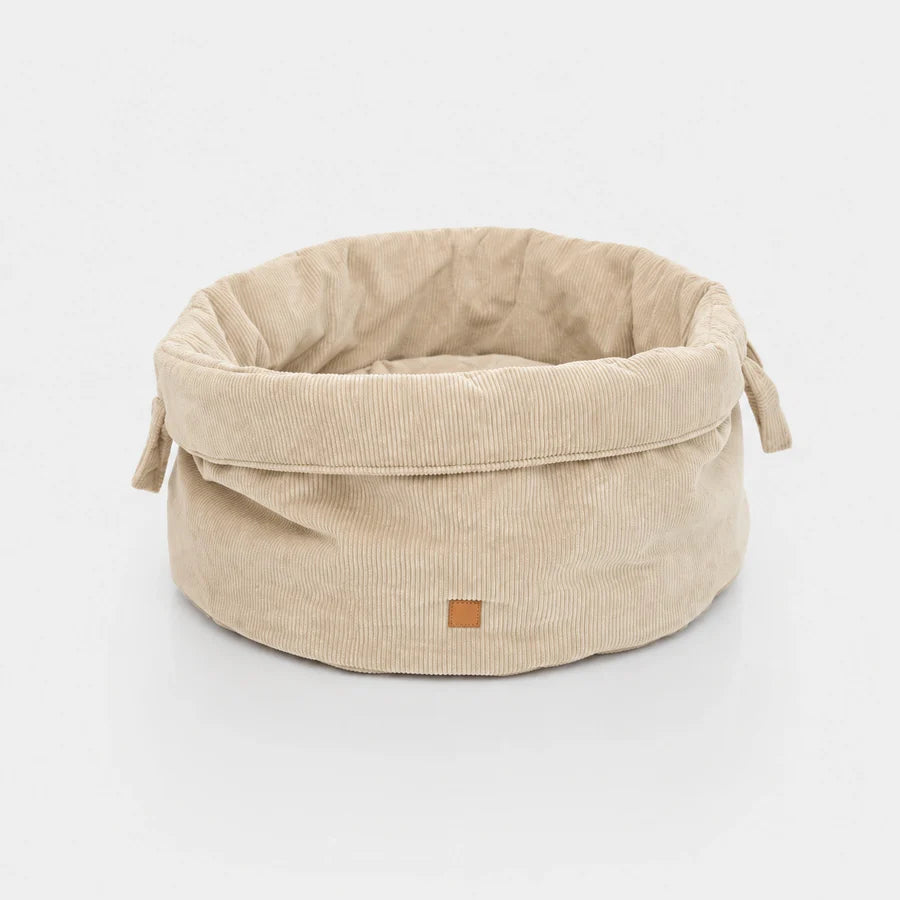 Hundebett Louis Cord – Sand