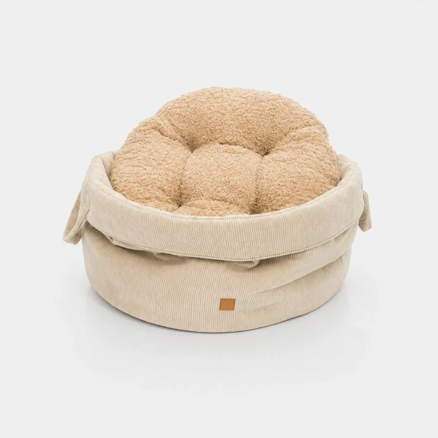 Hundebett Louis Cord – Sand
