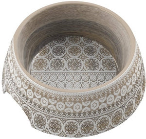 Marrocan Wood melamine bowl