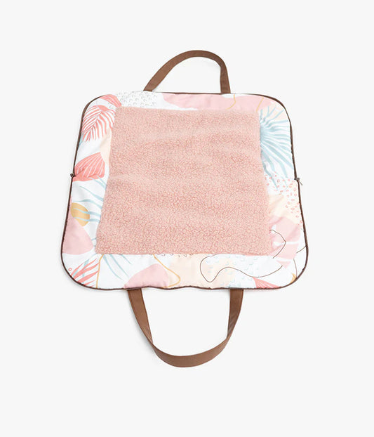 Travel mat Charly - Canvas/Teddy