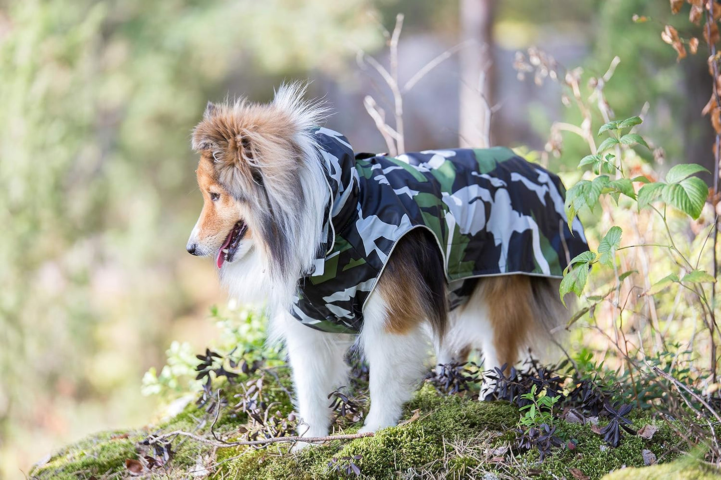 Regenmantel Stream Camo Pink/Lila