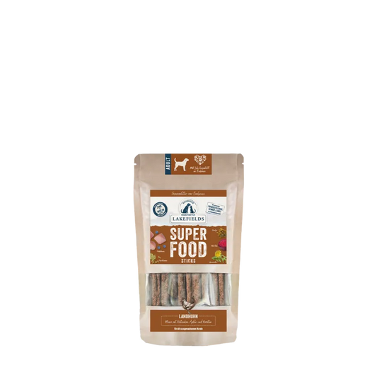 Superfood Sticks vom Huhn verfeinert mit Pastinake, Fenchel- und Leinsamen