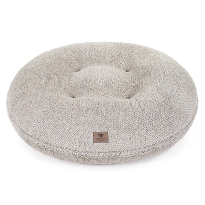 Dog cushion cloud shaggy - grey/white