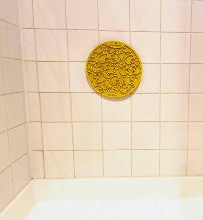 Leckmatte mit Saugnäpfen in Entchenoptik