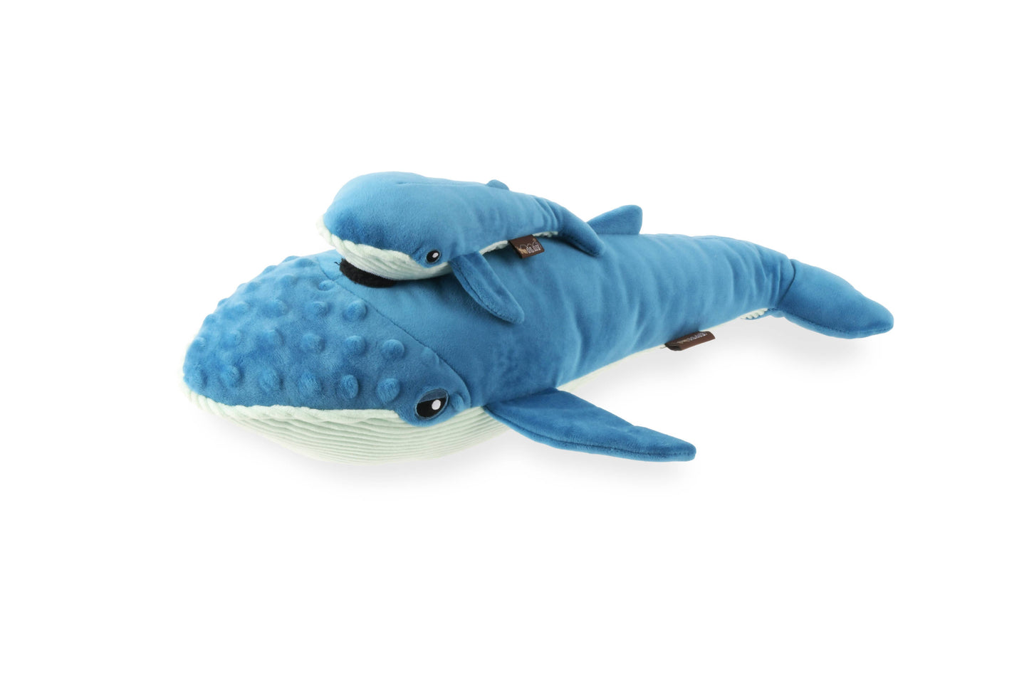 Big Blue & Baby Blue - Plüsch-Wale