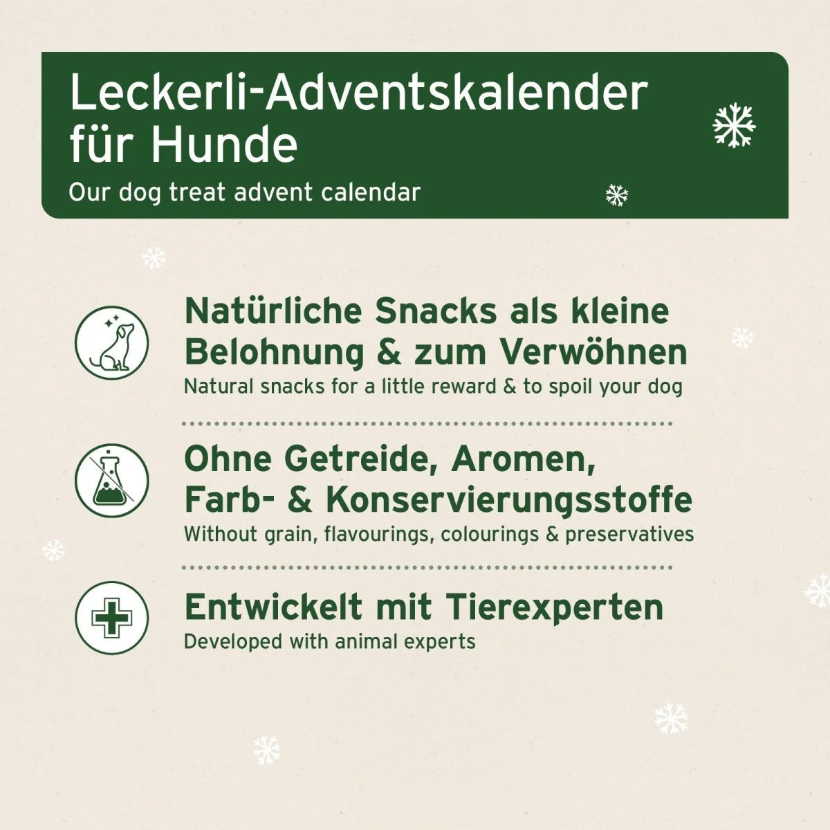 Aniforte Advent Calendar 2026 for Dogs