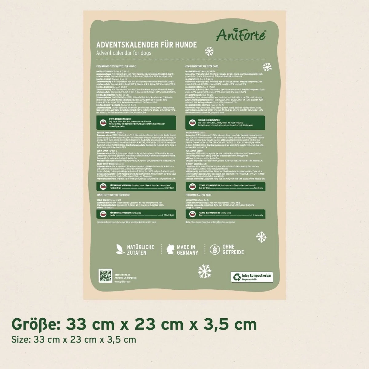 Aniforte Advent Calendar 2026 for Dogs