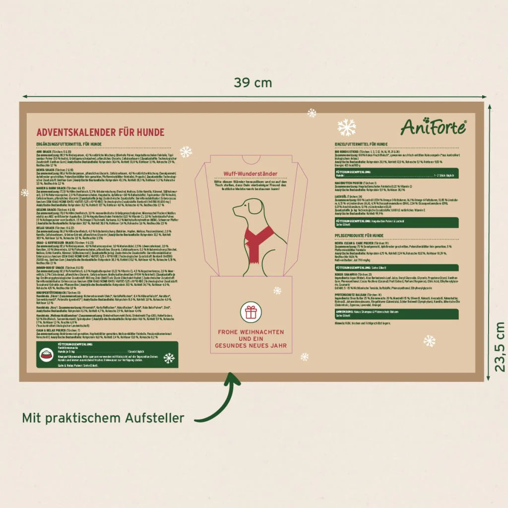 AniForte Premium Adventskalender für Hunde