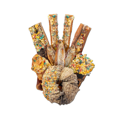 Candy Crush Tüte - Trockenfleisch und Fisch mit Dogfetti