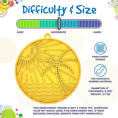 Leckmatte mit Saugnäpfen - Sun n' Sea