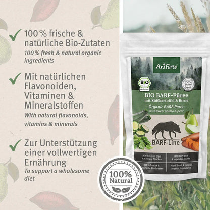 Bio BARF Püree Süsskartoffel & Birne