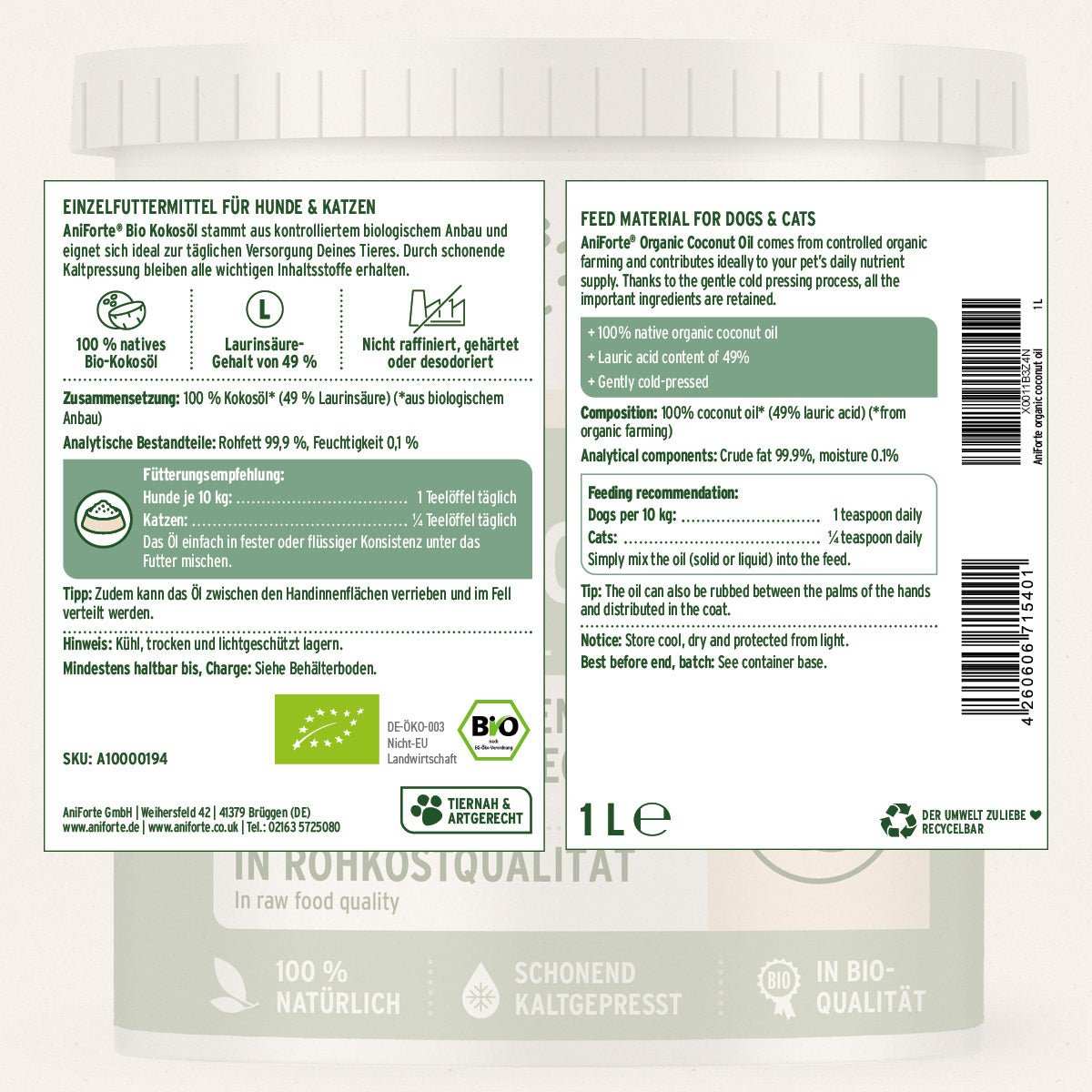 Bio Kokosöl