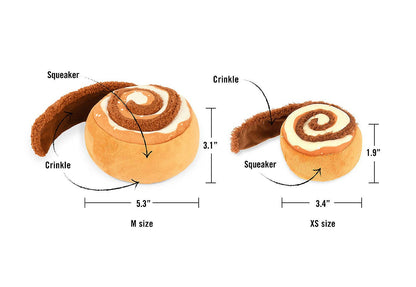 Cinnabon-e Spielzeug - Zimtschnecke mit Quietscher