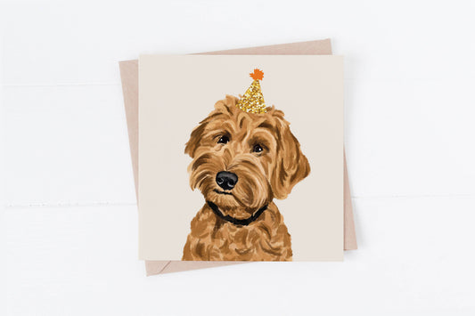Birthday card for a dog