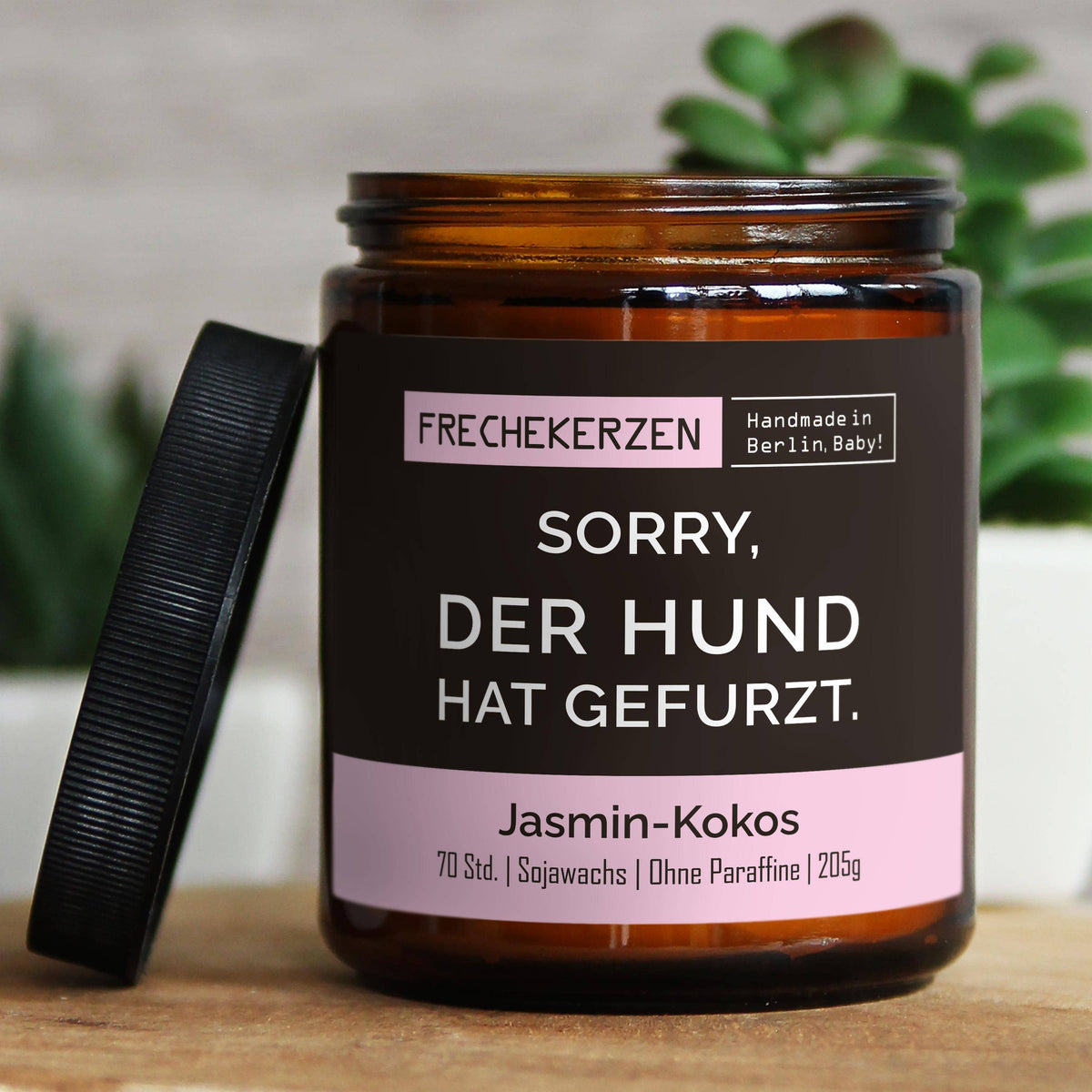 Freche Kerze | Sorry, der hund hat…| Duftkerze Limited Christmas Edition