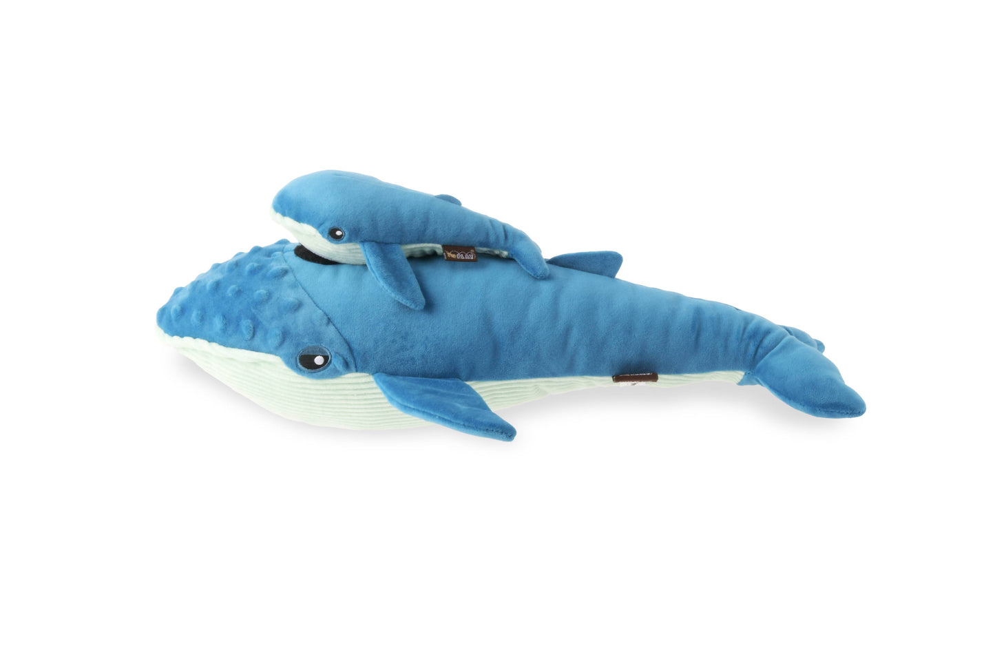 Big Blue & Baby Blue - Plüsch-Wale