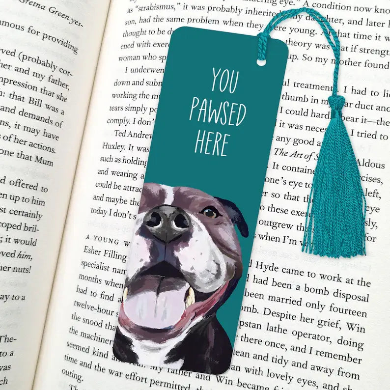 Dog Bookmark, Gifts for Book Lovers