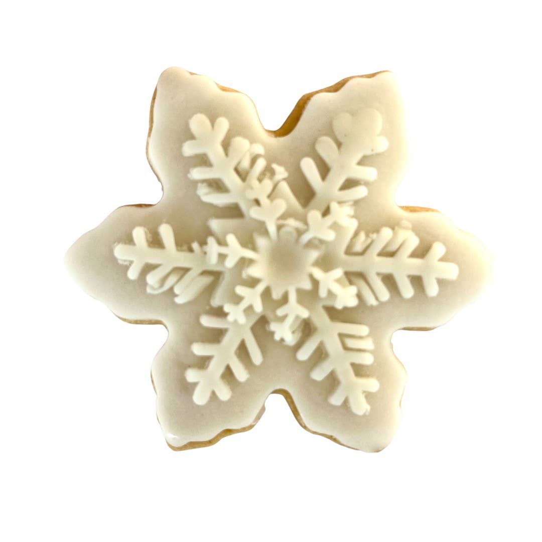 Weihnachtskeks für Hunde "Schneeflocke" - Dolci Impronte