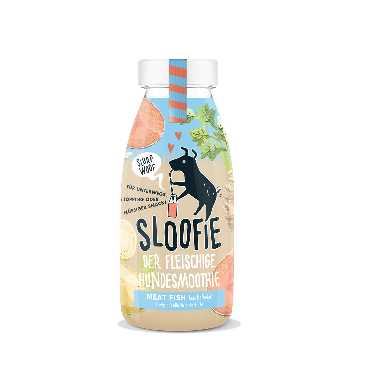 Abbildung des Sloofies Meat Fish mit Lachs
