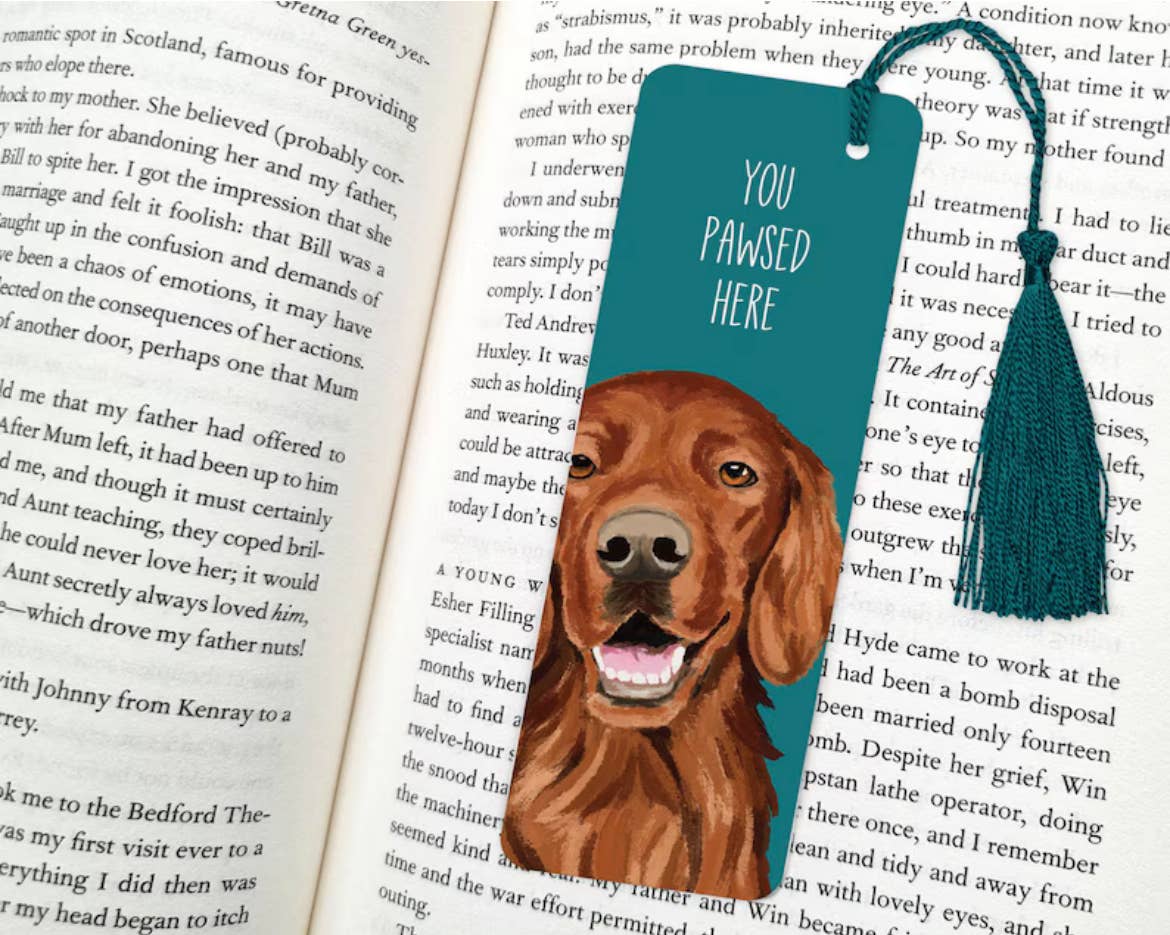 Dog Bookmark, Gifts for Book Lovers