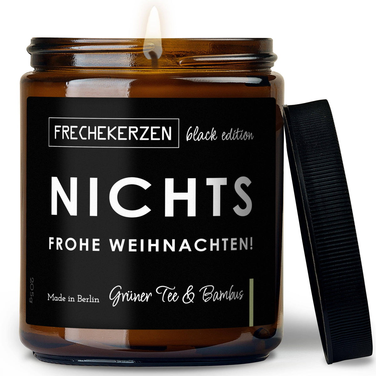 Geschenkkerze: Nichts frohe weihnachten!