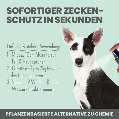 'Zpray' Zeckenspray für Hunde gegen Zecken, Flöhe, Milben & Mücken