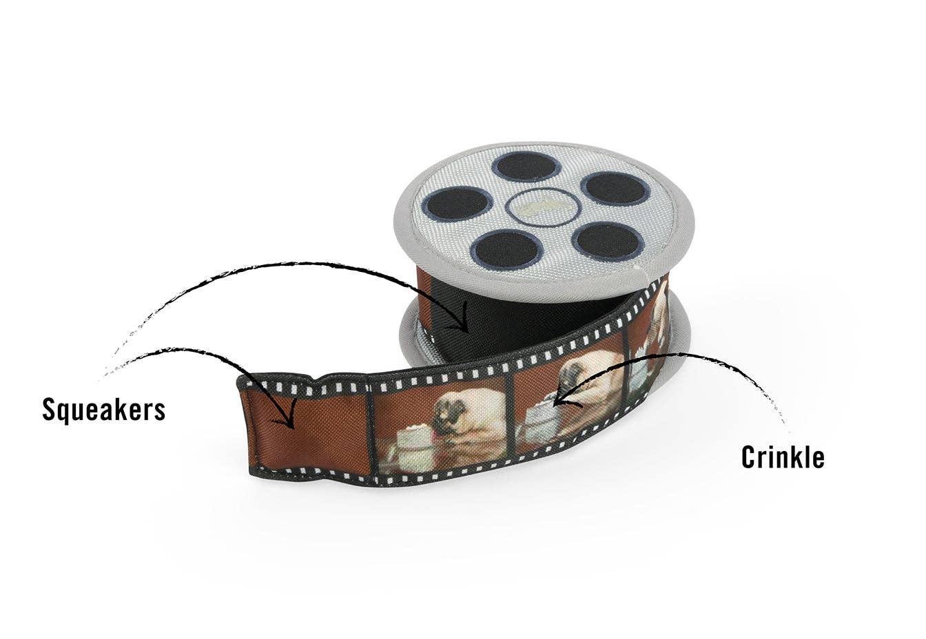 Hollywoof Kino Plüsch-Filmrolle