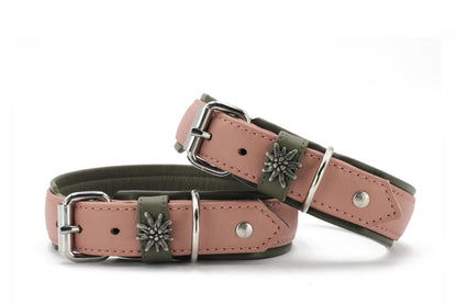 Halsband Zillertal Altrosa-Khaki