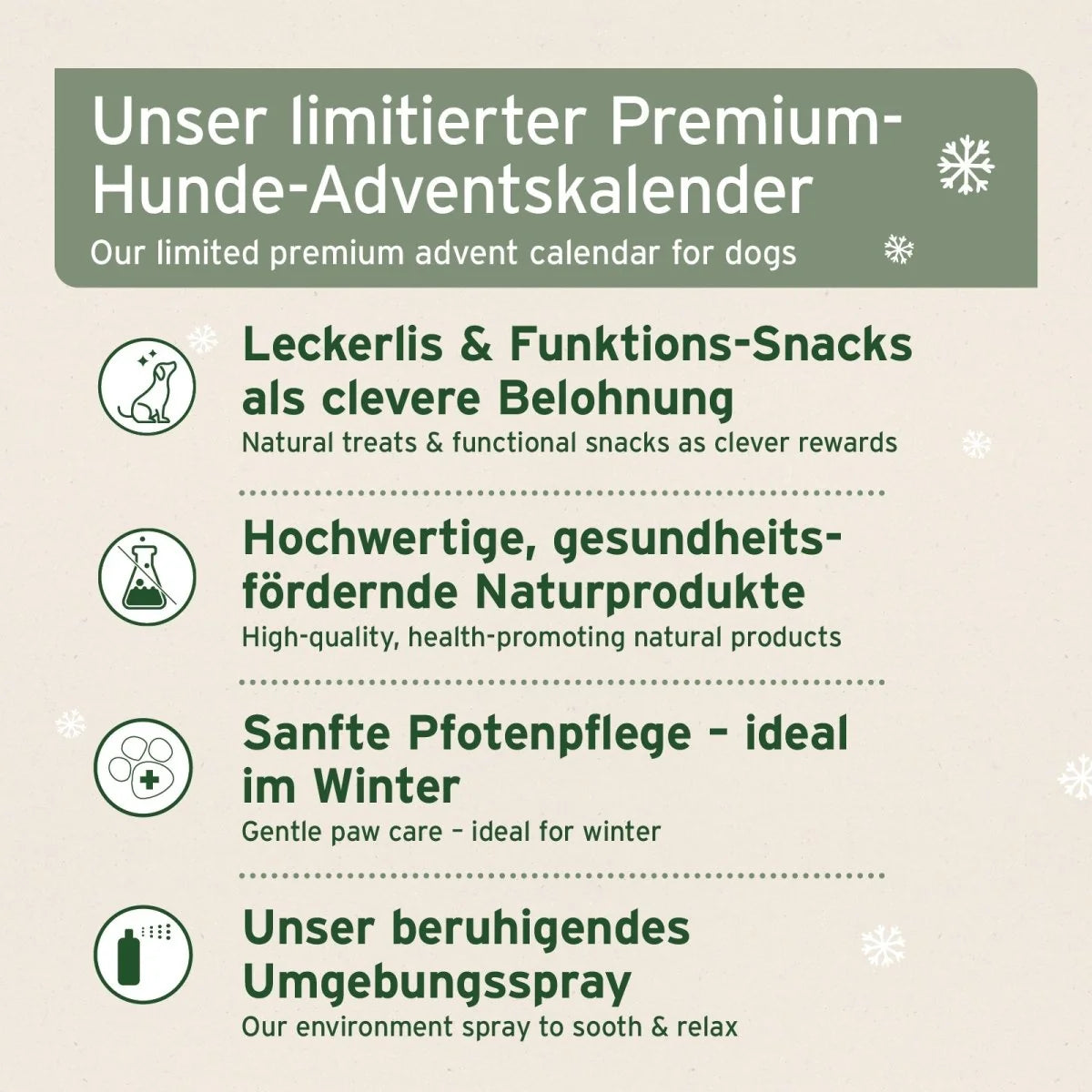 AniForte Premium Adventskalender für Hunde 2026
