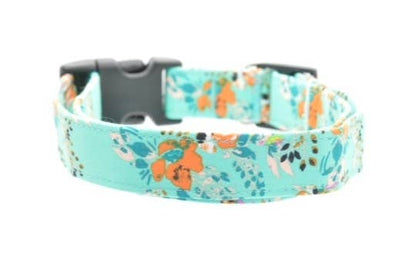 Halsband Teal Floral