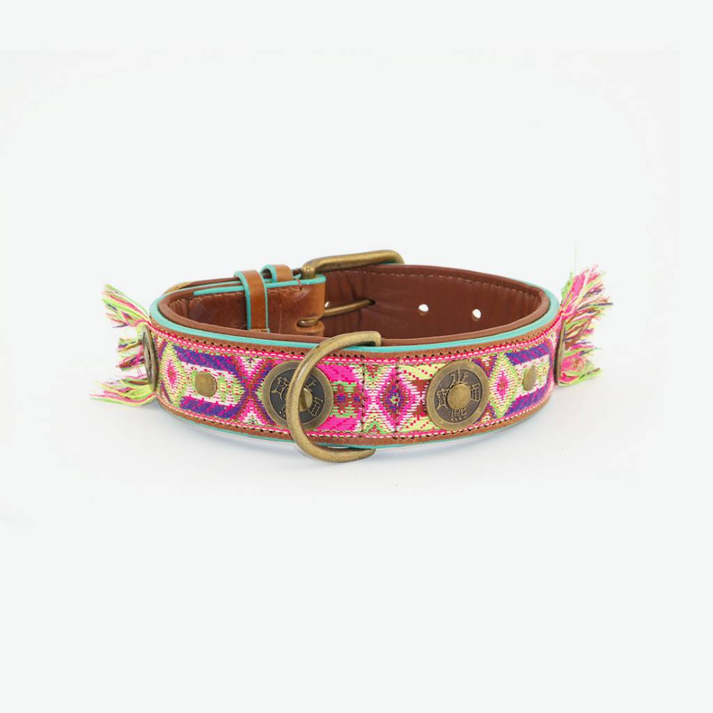 Halsband Boho Chica Rosa