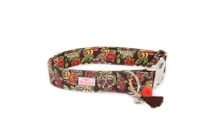 Halsband Boho Skull Brown