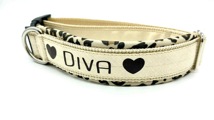 Collar Diva leo/beige