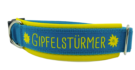 Necklace 'Gipfelstürmer' yellow/turquoise