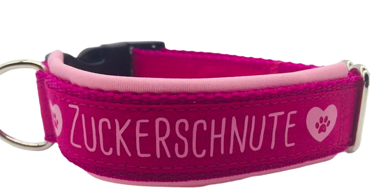 Collar 'Zuckerschnute' pink/fuchsia